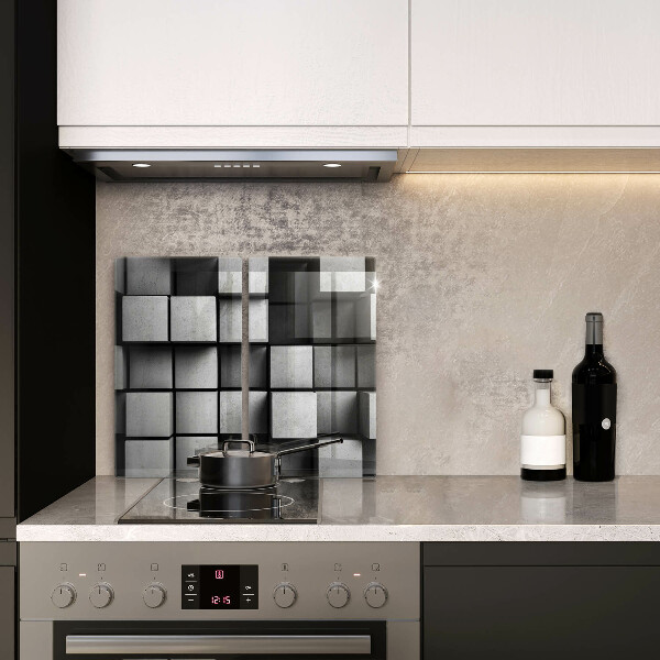 Proteção da parede do fogão a gás Fundo geometria 3D