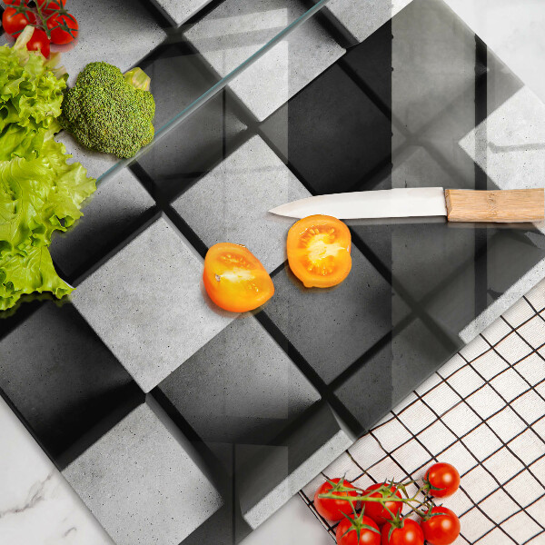 Proteção da parede do fogão a gás Fundo geometria 3D