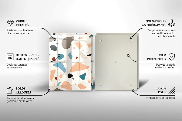 Cobertura de parede do fogão a gás Pedra decorativa grés