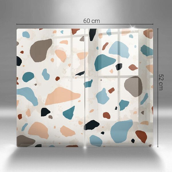 Cobertura de parede do fogão a gás Pedra decorativa grés