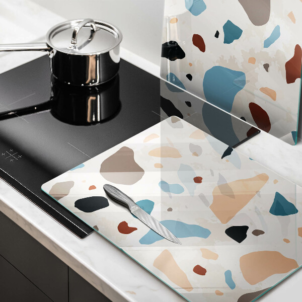 Cobertura de parede do fogão a gás Pedra decorativa grés