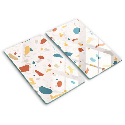 Tampa de parede do fogão a gás Grés decorativo pedra