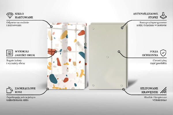 Tampa de parede do fogão a gás Grés decorativo pedra