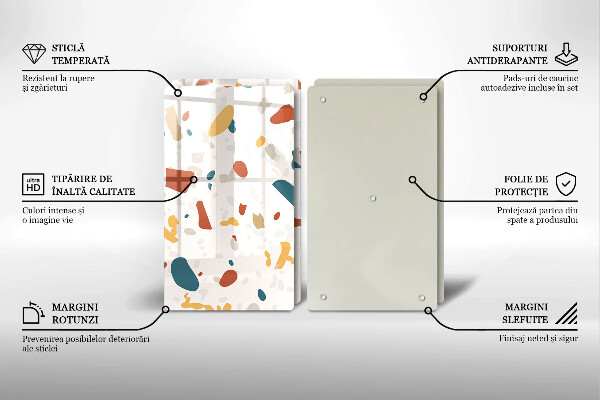 Tampa de parede do fogão a gás Grés decorativo pedra