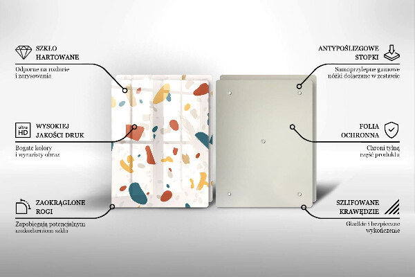 Tampa de parede do fogão a gás Grés decorativo pedra