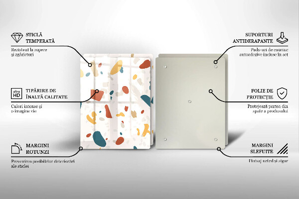 Tampa de parede do fogão a gás Grés decorativo pedra