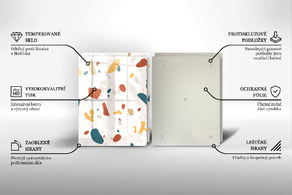 Tampa de parede do fogão a gás Grés decorativo pedra