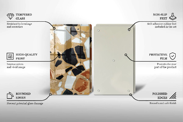 Tampa de parede do fogão a gás Pedras decorativas placa