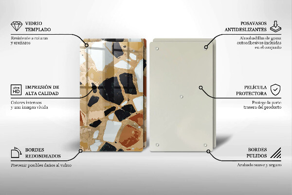 Tampa de parede do fogão a gás Pedras decorativas placa