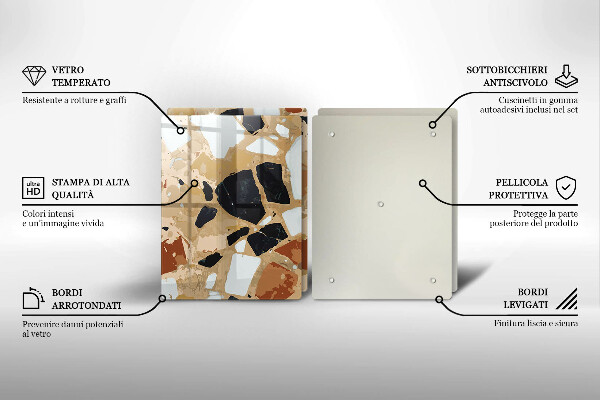 Tampa de parede do fogão a gás Pedras decorativas placa