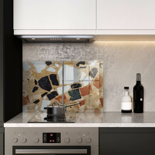 Tampa de parede do fogão a gás Pedras decorativas placa