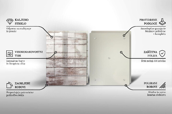Tampa de parede do fogão a gás Tábuas de madeira velhas