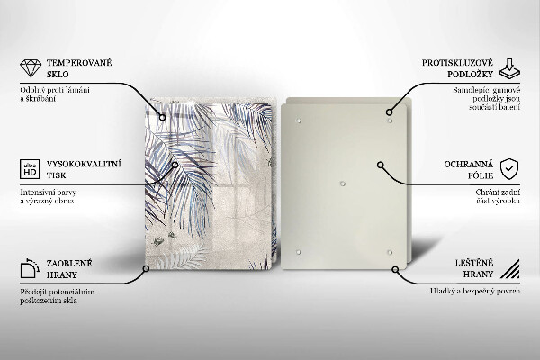 Tampa de parede do fogão a gás Folhas subtis