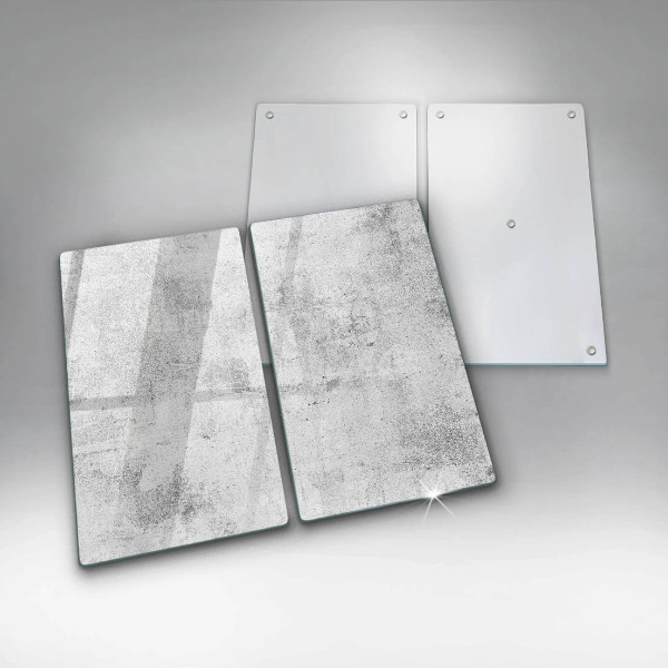 Tampa de parede do fogão a gás Textura de betão