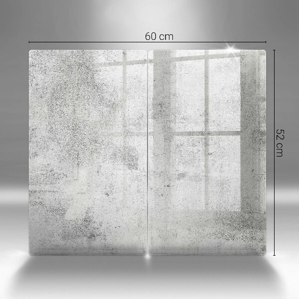 Tampa de parede do fogão a gás Textura de betão