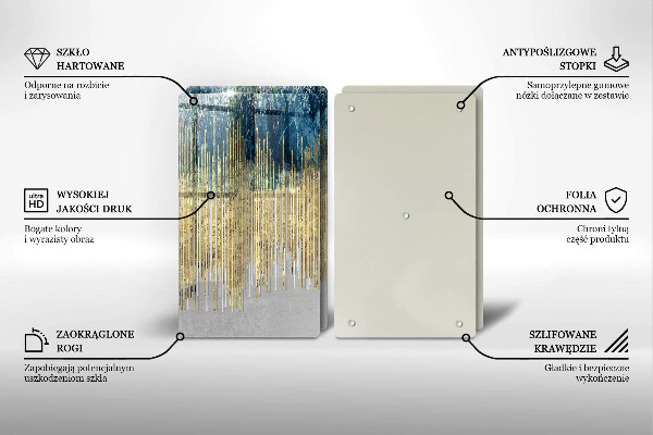 Tampa de parede do fogão a gás Abstração de design