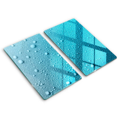 Proteção de parede do fogão a gás Gotas de água