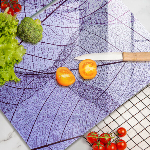 Proteção da parede na cozinha Folhas com nervuras