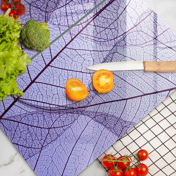 Proteção da parede na cozinha Folhas com nervuras