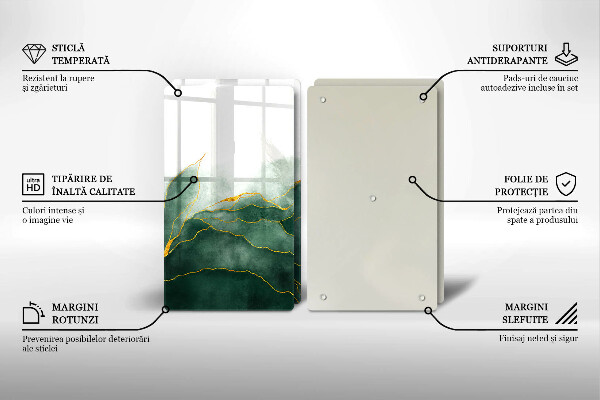 Tampa de parede do fogão a gás Abstração natureza