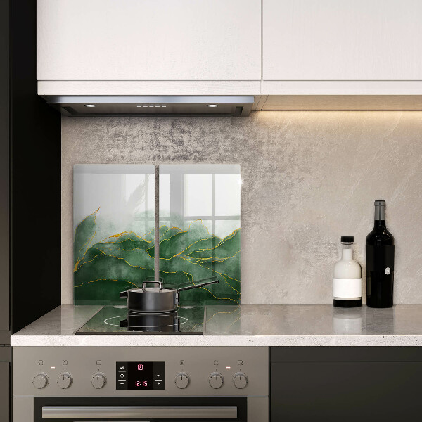 Tampa de parede do fogão a gás Abstração natureza