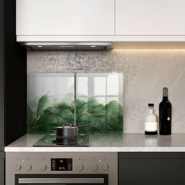 Tampa de parede do fogão a gás Abstração natureza