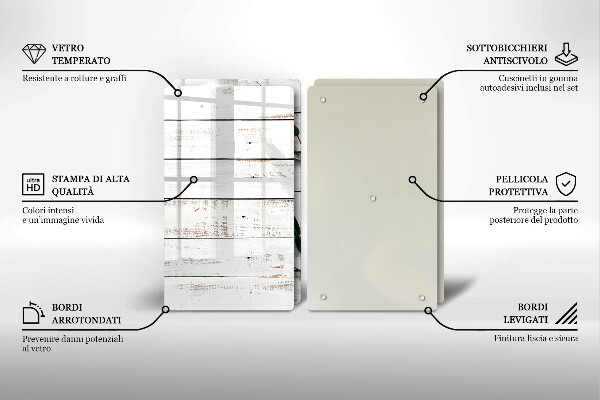 Tampa de parede do fogão a gás Tábuas antigas e folhas