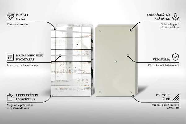 Tampa de parede do fogão a gás Tábuas antigas e folhas