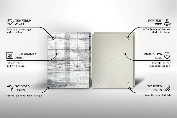 Tampa de parede do fogão a gás Tábuas de madeira claras