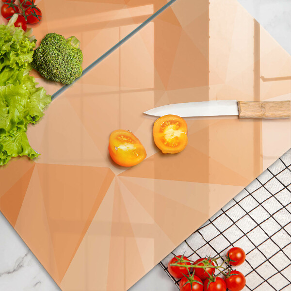 Tampa de parede do fogão a gás Fundo geométrico