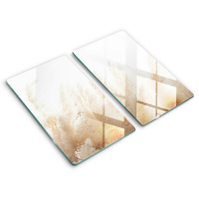 Tampa de parede do fogão a gás Grama dos pampas