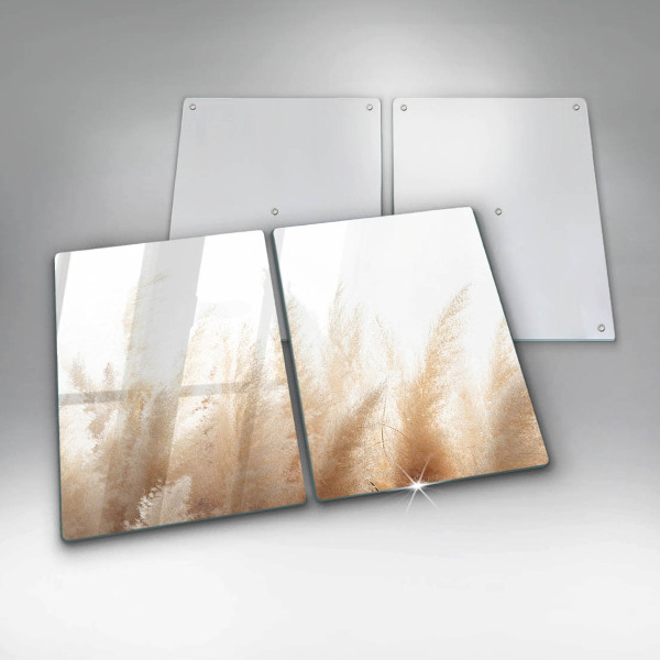 Tampa de parede do fogão a gás Grama dos pampas