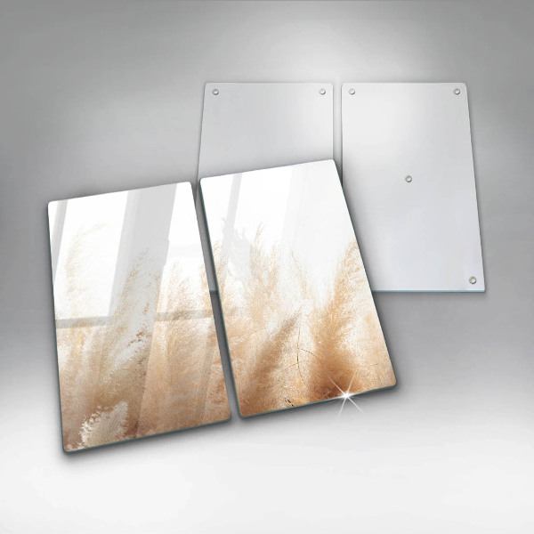 Tampa de parede do fogão a gás Grama dos pampas