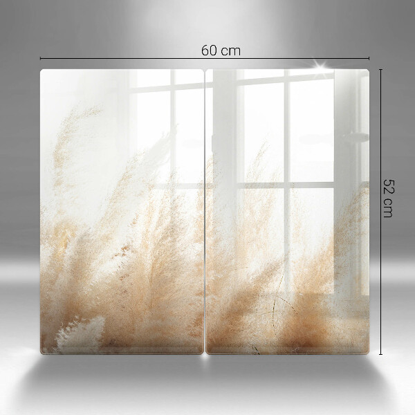 Tampa de parede do fogão a gás Grama dos pampas