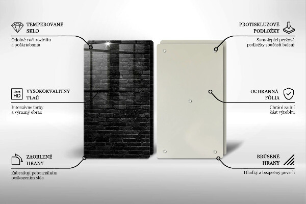 Tampa de parede do fogão a gás Parede de tijolos