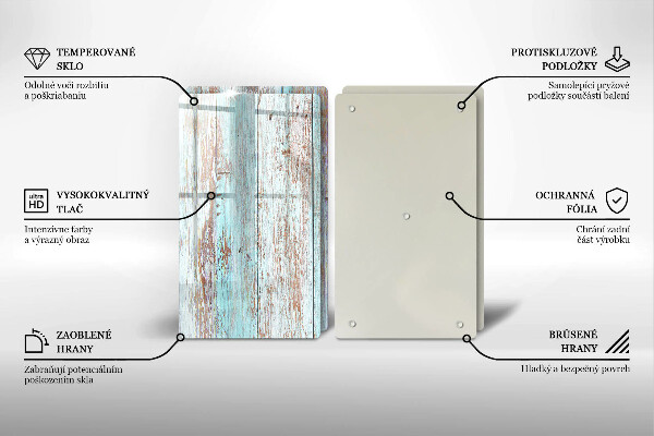 Tampa de parede do fogão a gás Tábuas vintage