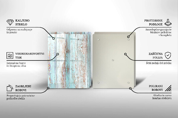 Tampa de parede do fogão a gás Tábuas vintage