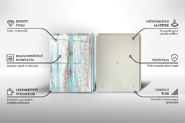 Tampa de parede do fogão a gás Tábuas vintage