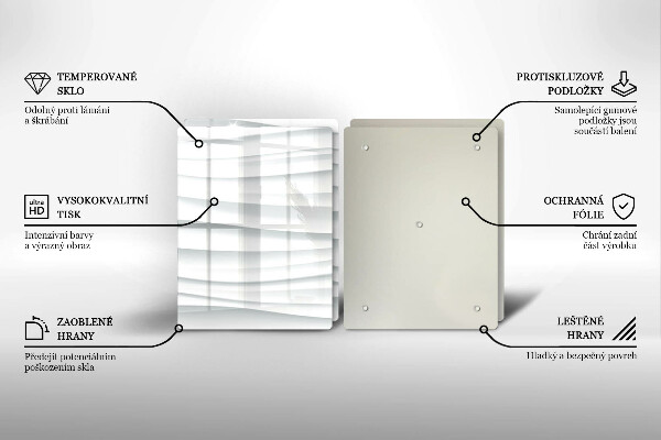 Tampa de parede do fogão a gás Estrutura moderna