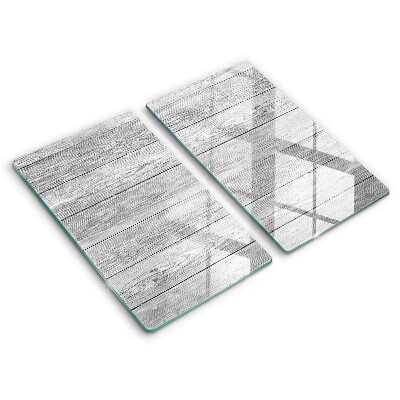 Tampa de parede do fogão a gás Madeira tábuas velhas