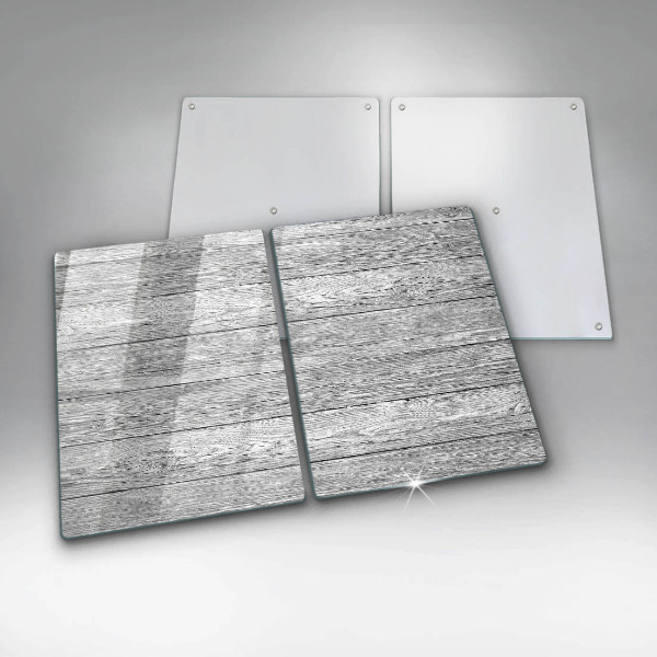 Tampa de parede do fogão a gás Madeira tábuas velhas