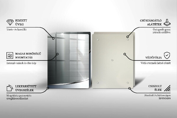 Tampa de parede do fogão a gás Padrão abstração metálica
