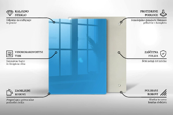 Protetor de placa de indução Cor azul