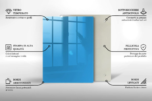 Protetor de placa de indução Cor azul