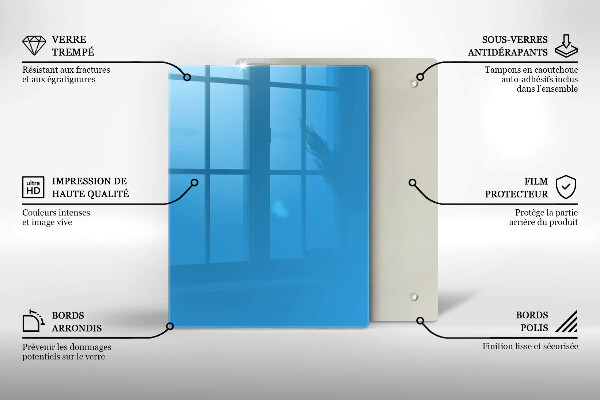 Protetor de placa de indução Cor azul