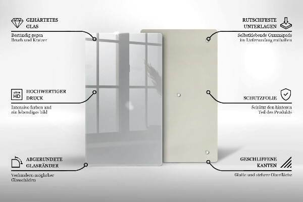 Proteção para placa de indução Cor cinza