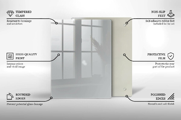 Proteção para placa de indução Cor cinza