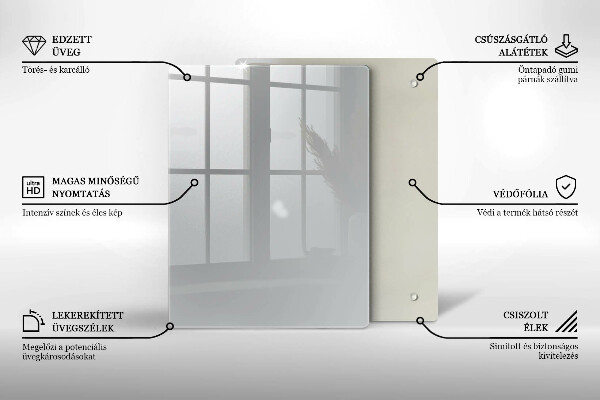 Proteção para placa de indução Cor cinza