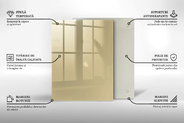 Protetor de placa de indução Cor bege