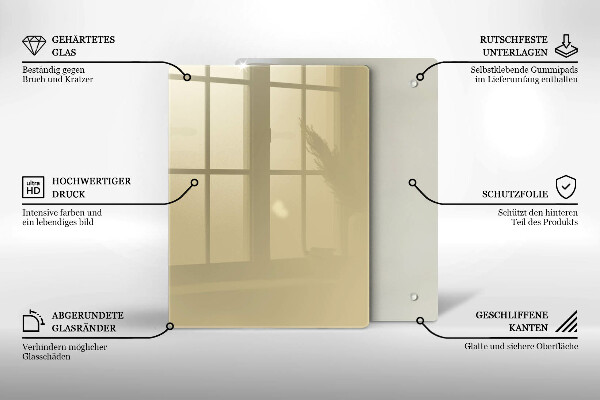 Protetor de placa de indução Cor bege